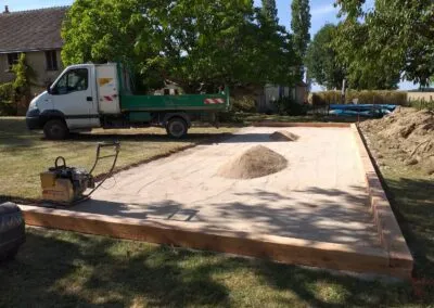 construction terrasse la chartre sur le loir